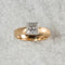 N°18    K18arm princess diamond ring 0.7ct up